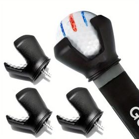 3pcs Plastic Golf Ball Grabber; Pick Up; Lightweight Durable Grip Tool With Stainless Steel Screws