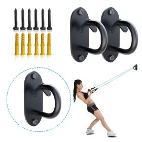 3-piece wall-mounted exercise anchor, resistance band wall hook, home gym installation anchor, physical therapy yoga fitness exercise