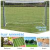 Kids Soccer Goals for Backyard Portable Youth Soccer Goal with Net 8x5 FT