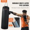 VEVOR Punching Bag for Adults, 4ft PVC Heavy Boxing Bag Set, Punching Bag with Chains and Gloves, Hanging Boxing Bag for MMA Karate Judo