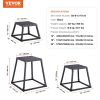 VEVOR Plyometric Jump Boxes, 12/18/24 Inch Plyo Box, Platform and Jumping Agility Box