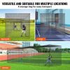 VEVOR Baseball Batting Netting, Professional Softball Baseball Batting Hitting Training Net, Practice Portable Pitching Cage Net with Door & Carry Bag