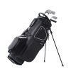 VEVOR Golf Cart Bag with 14 Way Organizer Divider Top, 35' 11 Pockets Premium Cart Bag with Stand