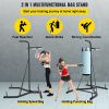 VEVOR Heavy Bag Stand with Speed Ball , Height Adjustable Punching Bag Stand