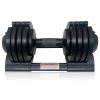 22LBS ADJUSTABLE DUMBBELL STEEL+PLASTIC