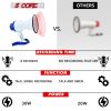 5 Core Megaphone Bullhorn Speaker 30W Bull Horn Battery Power Mini Cheer Megafono 800 Feet Range Loudspeaker W Siren Recording Ergonomic Handle for Co