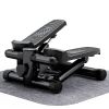 Mini Fitness Stepper, Hydraulic Fitness Stepper with Resistance Bands and Display, Silent Design, Weight Capacity 300LBS