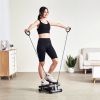 Stair Stepper for Exercise at Home Hydraulic Mini Stepper with Resistance Band