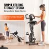 VEVOR Folding Exercise Bike Fitness Stationary Bike Upright Indoor Cycling Bike