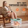 VEVOR Collapsible Foot Spa Bath Massager 95¬∞F - 118¬∞F Pedicure Foot Bath Tub