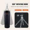 VEVOR Punching Bag for Adults, 4ft PVC Heavy Boxing Bag Set, Punching Bag with Chains and Gloves, Hanging Boxing Bag for MMA Karate Judo