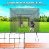 VEVOR Baseball Batting Netting, Professional Softball Baseball Batting Hitting Training Net, Practice Portable Pitching Cage Net with Door & Carry Bag