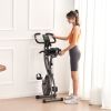 VEVOR Folding Exercise Bike Fitness Stationary Bike Upright Indoor Cycling Bike