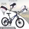 Mountain Bike for Girls and Boys Mountain 20 inch shimano 7-Speed bike