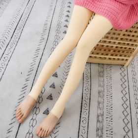 Sleek Legs Warm Fleece Pantyhose (Option: Skin Step Foot-220g)