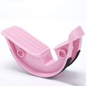 1pc Foot Rocker Stretching Balance Board For Legs Muscle; Home Fitness Accessories (Color: Pink)