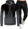 Men's Sweatshirt Tracksuit Pullover Hoodie Jogging Pants 2 Pieces Set