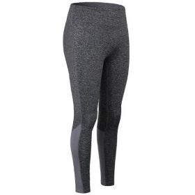 High Waist Fitness Yoga Pants (Color: GRAY, size: S)