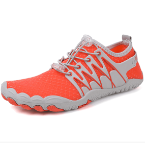 New couple fitness sneakers outdoor beach swimming shoes men's and women's outdoor fitness shoes (Color: Orange, size: 47)