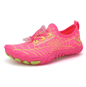 New children's fitness sports shoes outdoor beach swimming shoes upstream stream shoes (Color: Rose Color, size: 37)