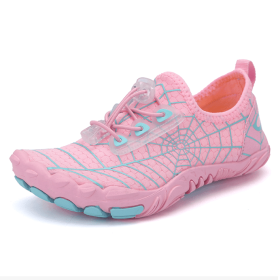 New children's fitness sports shoes outdoor beach swimming shoes upstream stream shoes (Color: Pink, size: 33)