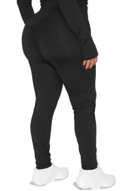 Workout Leggings for Women High Waisted Scrunch Booty Lifting Tights Yoga Pants Seamless Yoga Fitness Leggings Pants Gym Clothes (Sizes: M, Color: Black)