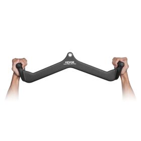 VEVOR LAT Pulldown Bar Tricep Handle Attachment V-bar Cable Machine for Home Gym (Product Size: No. 4)