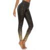 Women's Leggings Fitness Sports Gym Running Yoga Athletic Pants Gold