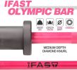 Olympic Barbell Bar, 4Ft Solid Chrome Weight Bar with Bearings, 400Lbs Capacity Weightlifting Bar for Home Gym Workout Strength Training Squat