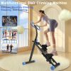 Stair Stepper for Home-Upgrade Vertical Climber Workout Machine for Full-Body Exercise Climber Fitness Equipment with Stable Frame Adjustable Handleba