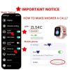 Smart Watch (Answer/Make Call) For Women Men; 1.83'' Full Touch Screen BT Calling SmartWatch With 100+Sport Modes/Heart Rate Sleep Monitoring/Waterpro